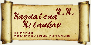 Magdalena Milankov vizit kartica